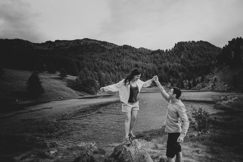 Adventure Mountain Pre-Wedding Session In The Italian Alps