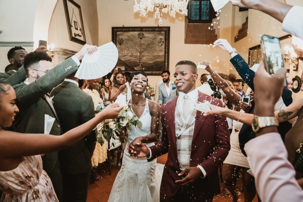 wedding at Castello il Palagio, Tuscany