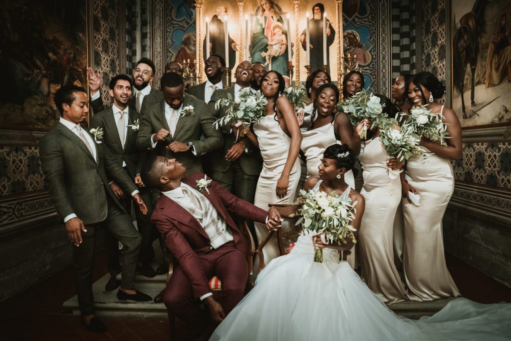 wedding at Castello il Palagio, Tuscany