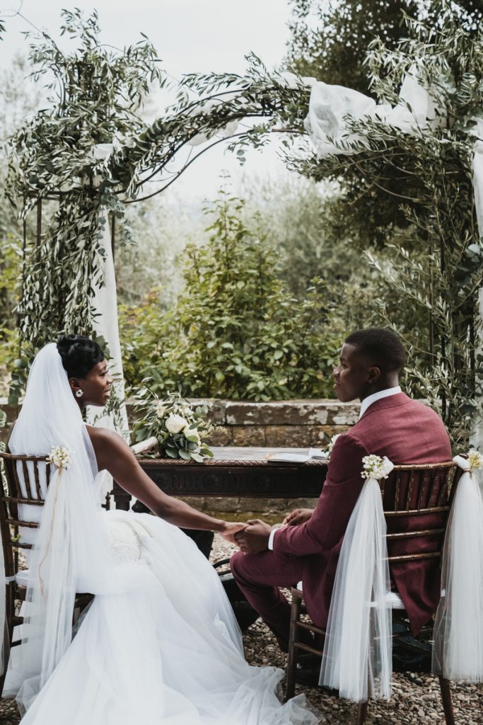 wedding at Castello il Palagio, Tuscany