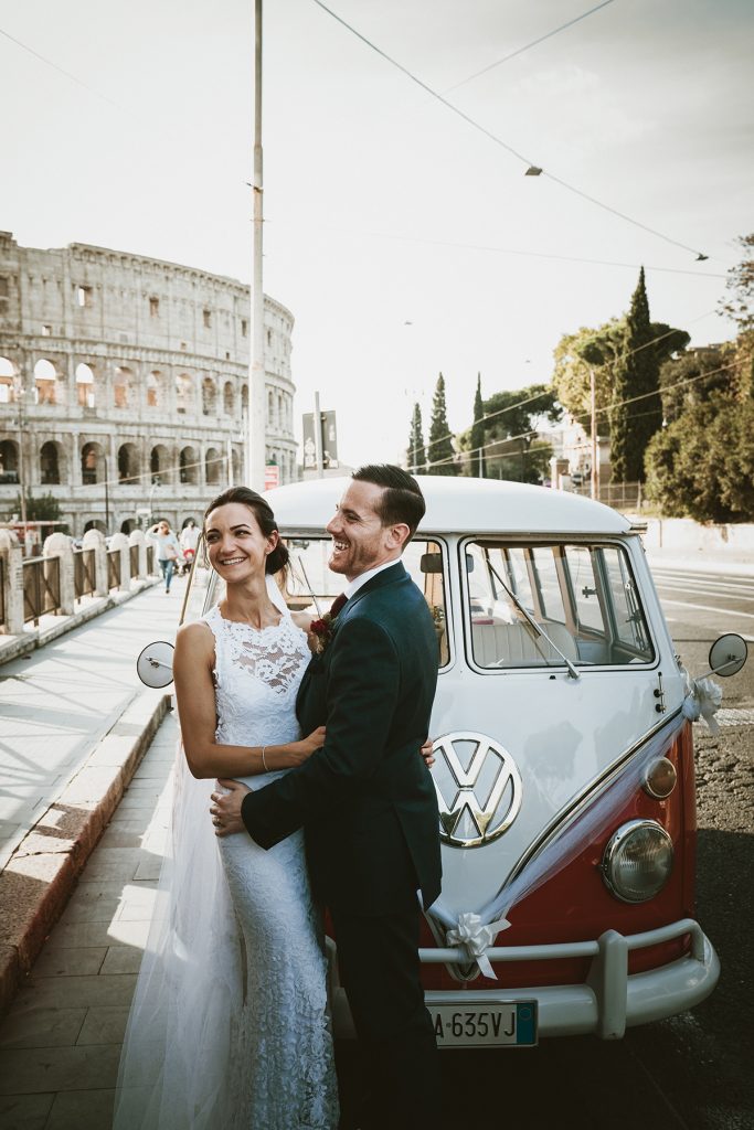 A Family Intimate Elopement Around Rome, Italy