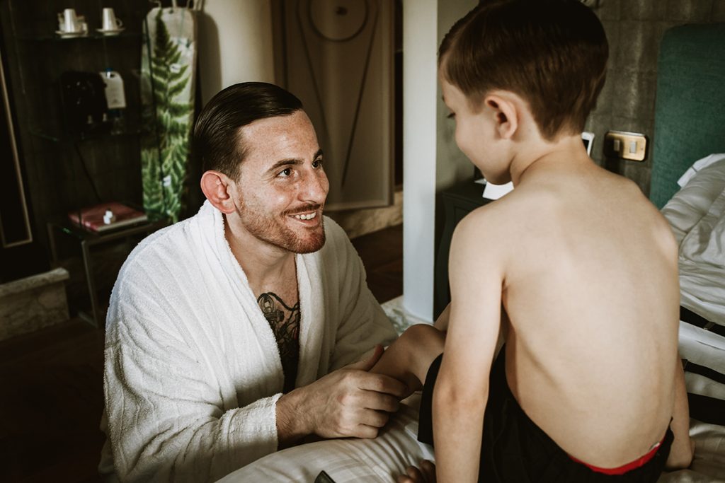 A Family Intimate Elopement Around Rome, Italy