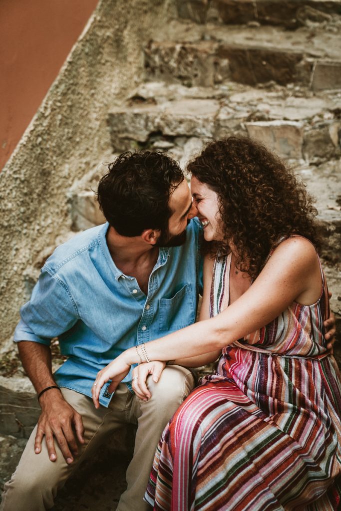 Pre-wedding photoshoot in Cervo, Liguria