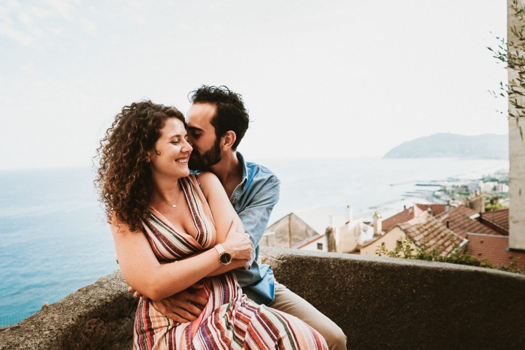 Pre-wedding photoshoot in Cervo, Liguria