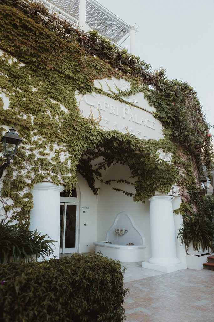 Getting ready wedding pictures at Jumeirah Capri Palace