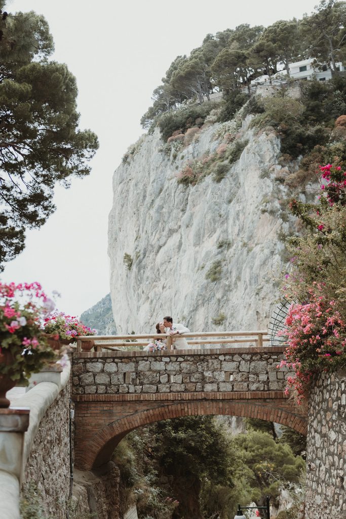 Couple Pictures at Augusto Gardens, Capri