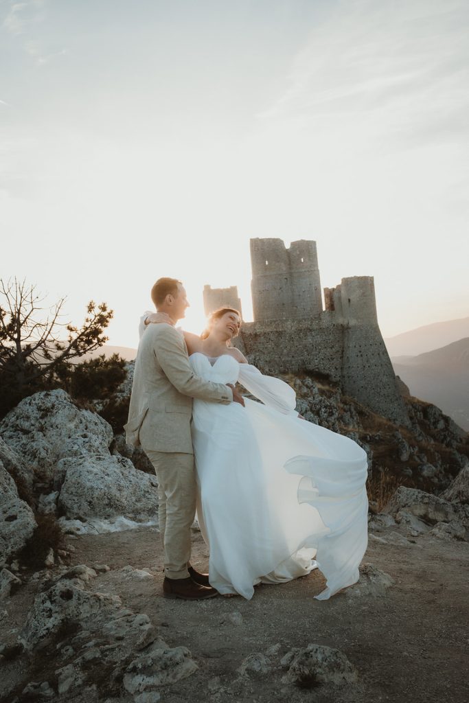 sun rise elopement at rocca calascio
