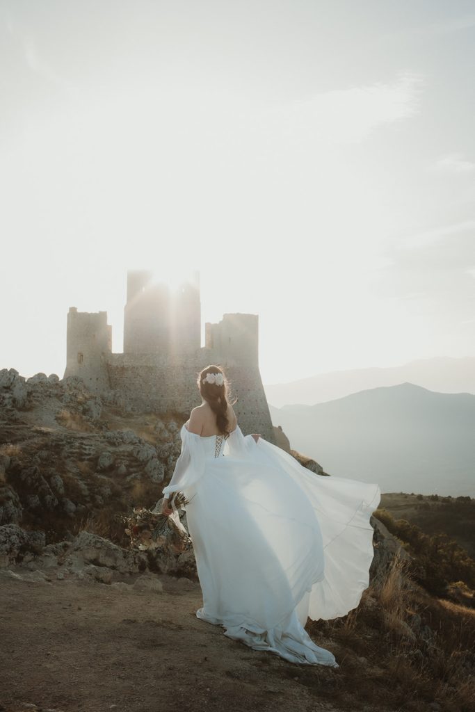 elopement at rocca calascio, abruzzo Italy