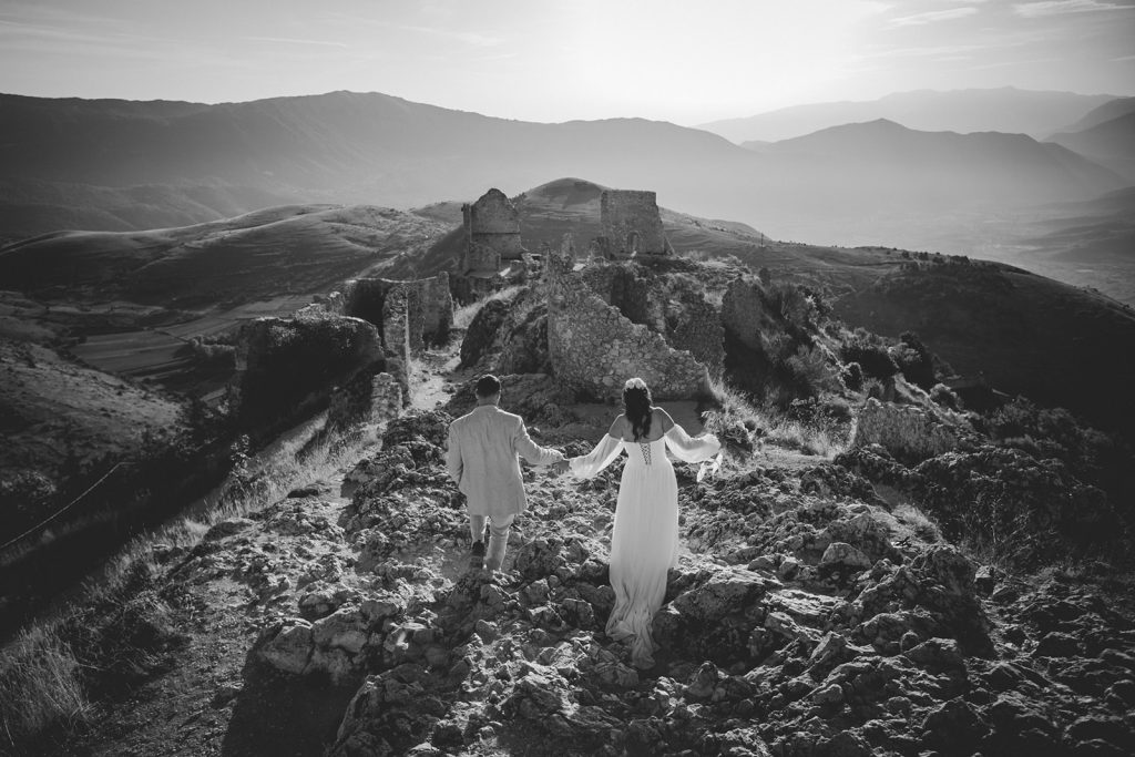elopement at rocca calascio abruzzo Italy