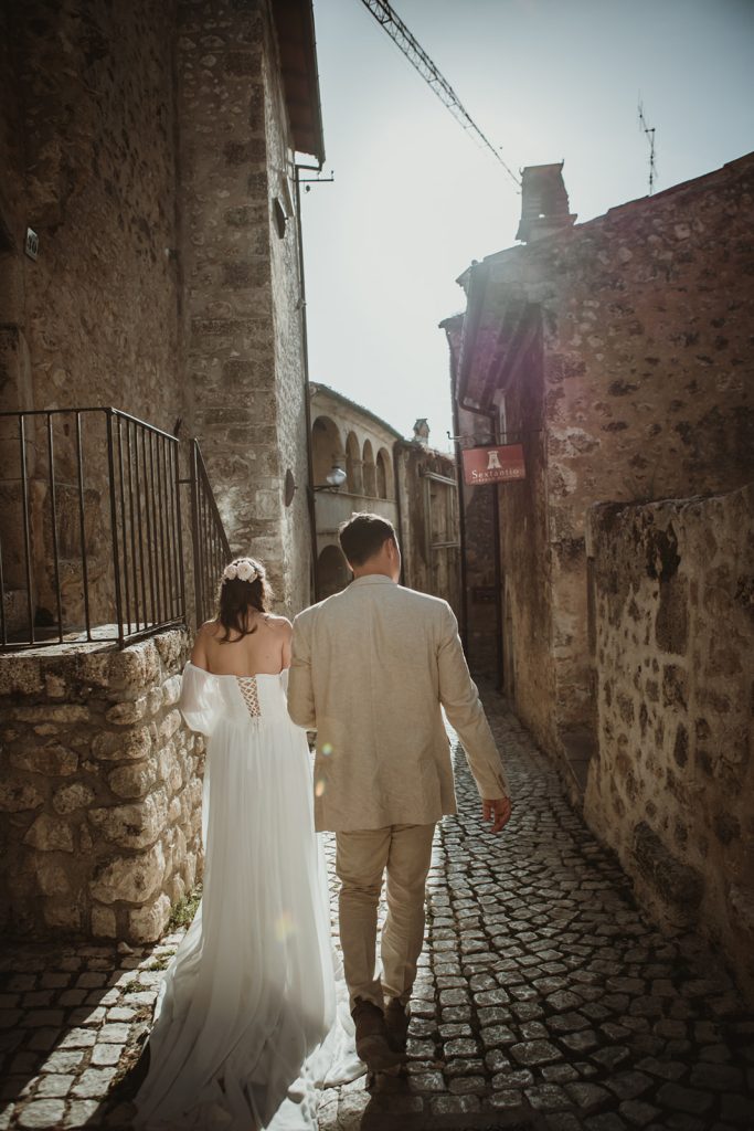 elopement at rocca calascio, abruzzo Italy