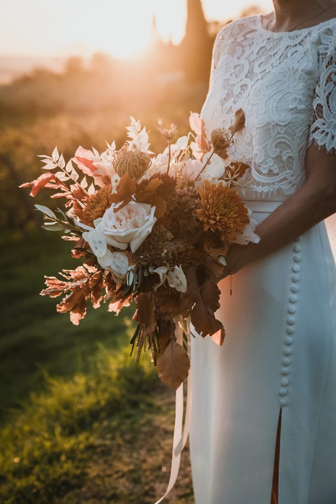 Autumn bridal bouquet ideas