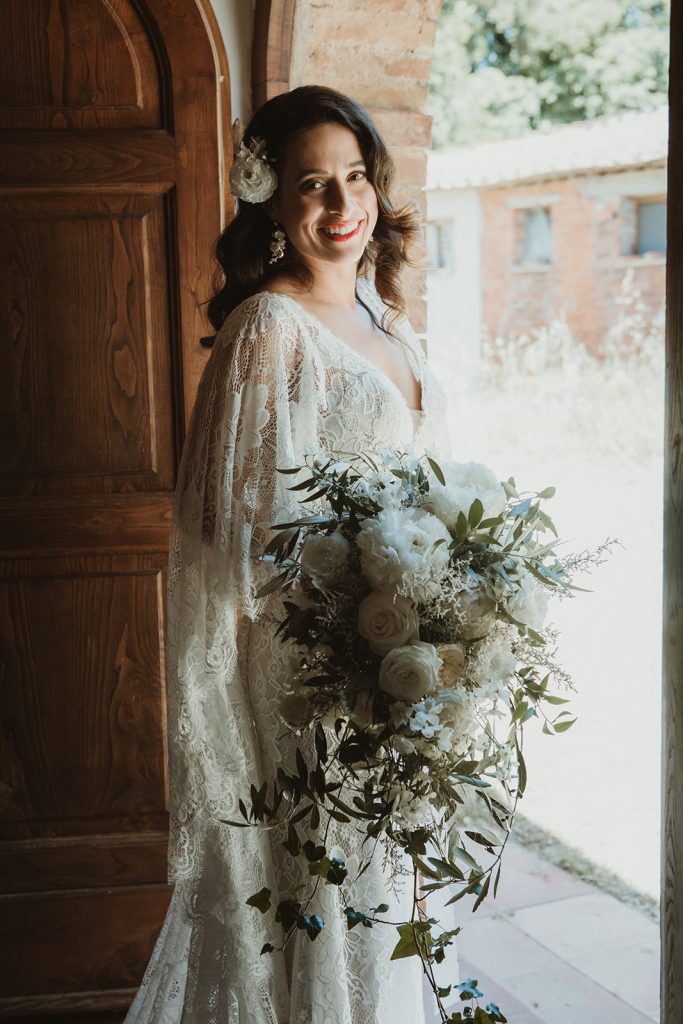 Cascading bridal bouquet ideas