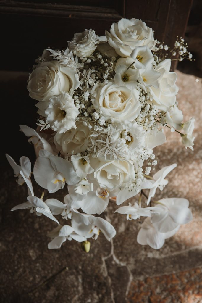 Cascading bridal bouquet ideas