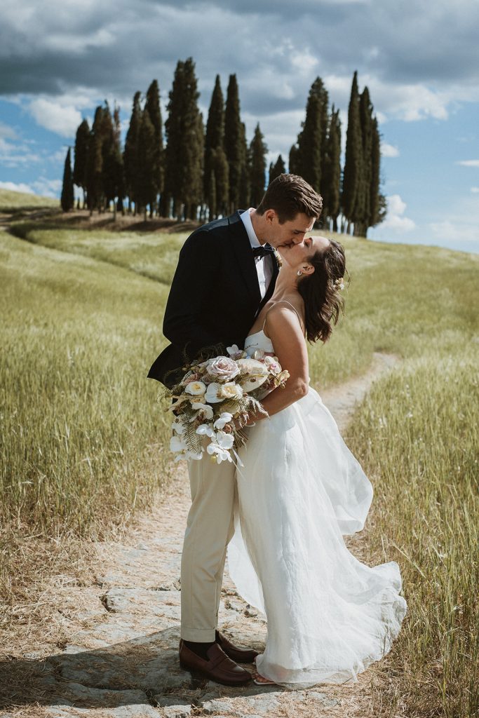 Cascading bridal bouquet ideas