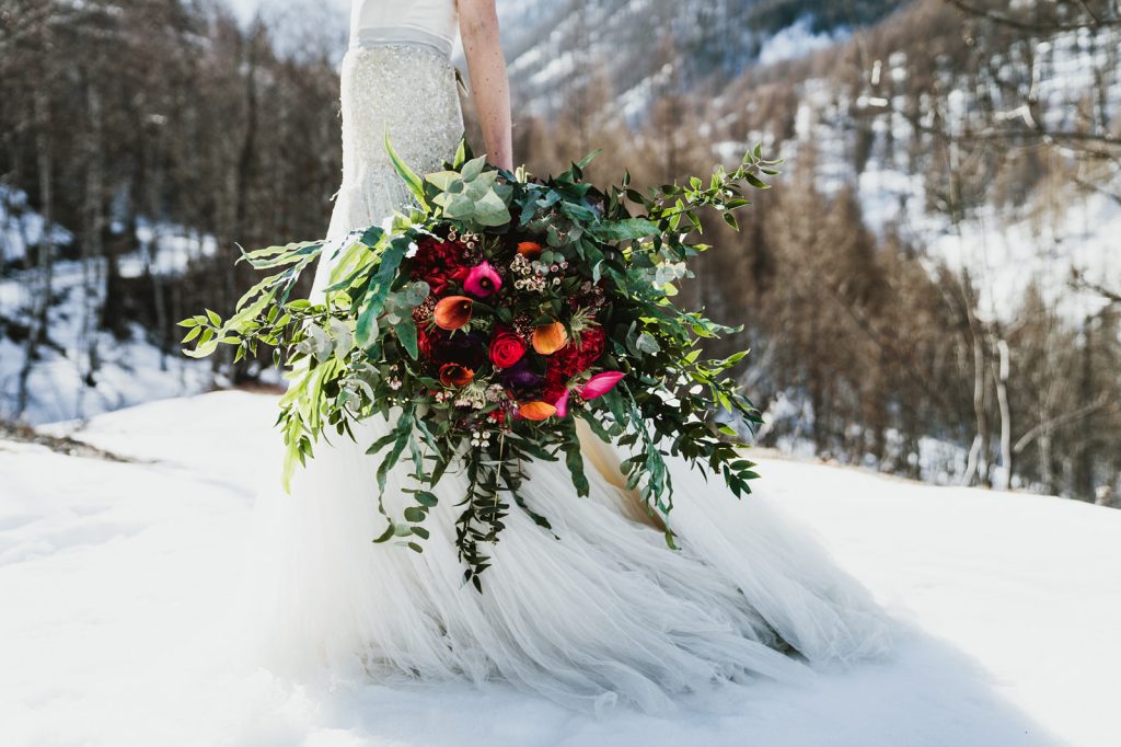 Winter bridal bouquet ideas