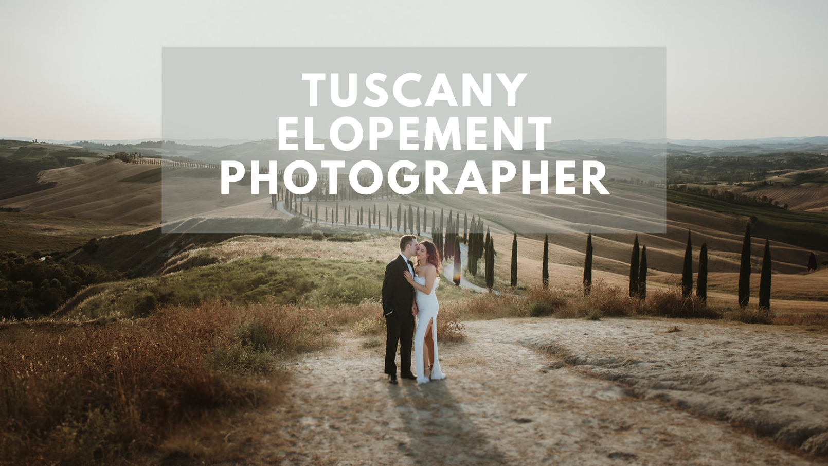 Tuscany elopement photographer