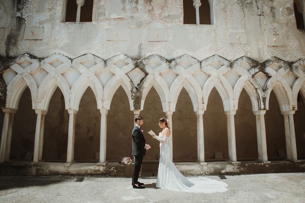 Anantara Convento di Amalfi Grand Hotel elopement ceremony