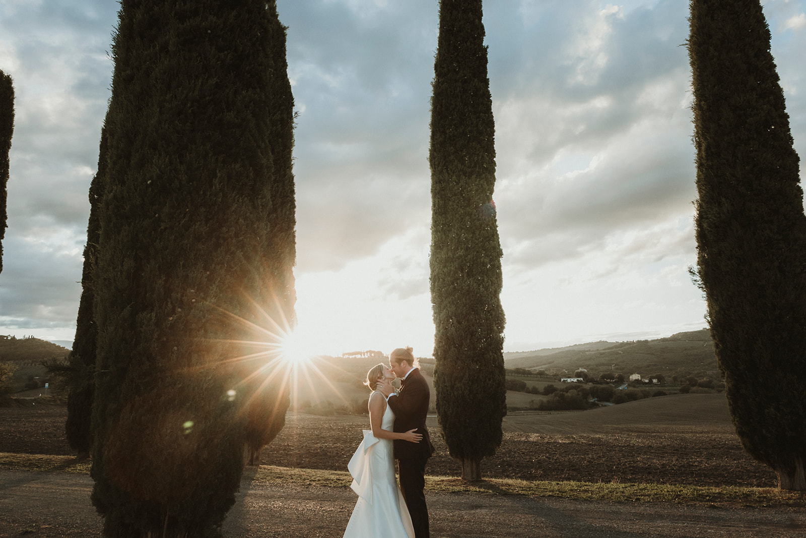 Couple sharing a quiet moment during their Italy elopement, photographed naturally