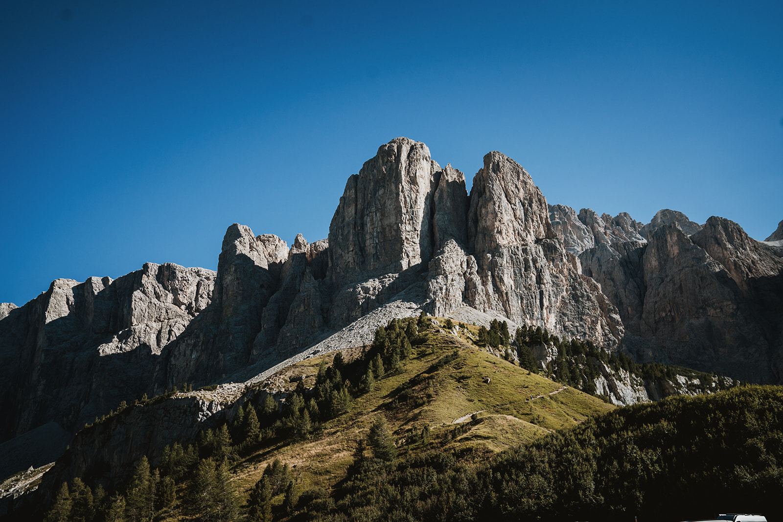 Views of Passo Gardena, Dolomites